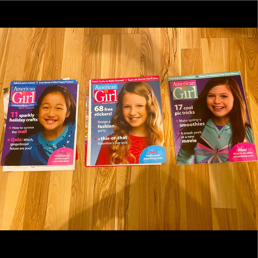 RARE 3 issues of AG American Girl Magazine 2013 - 2014